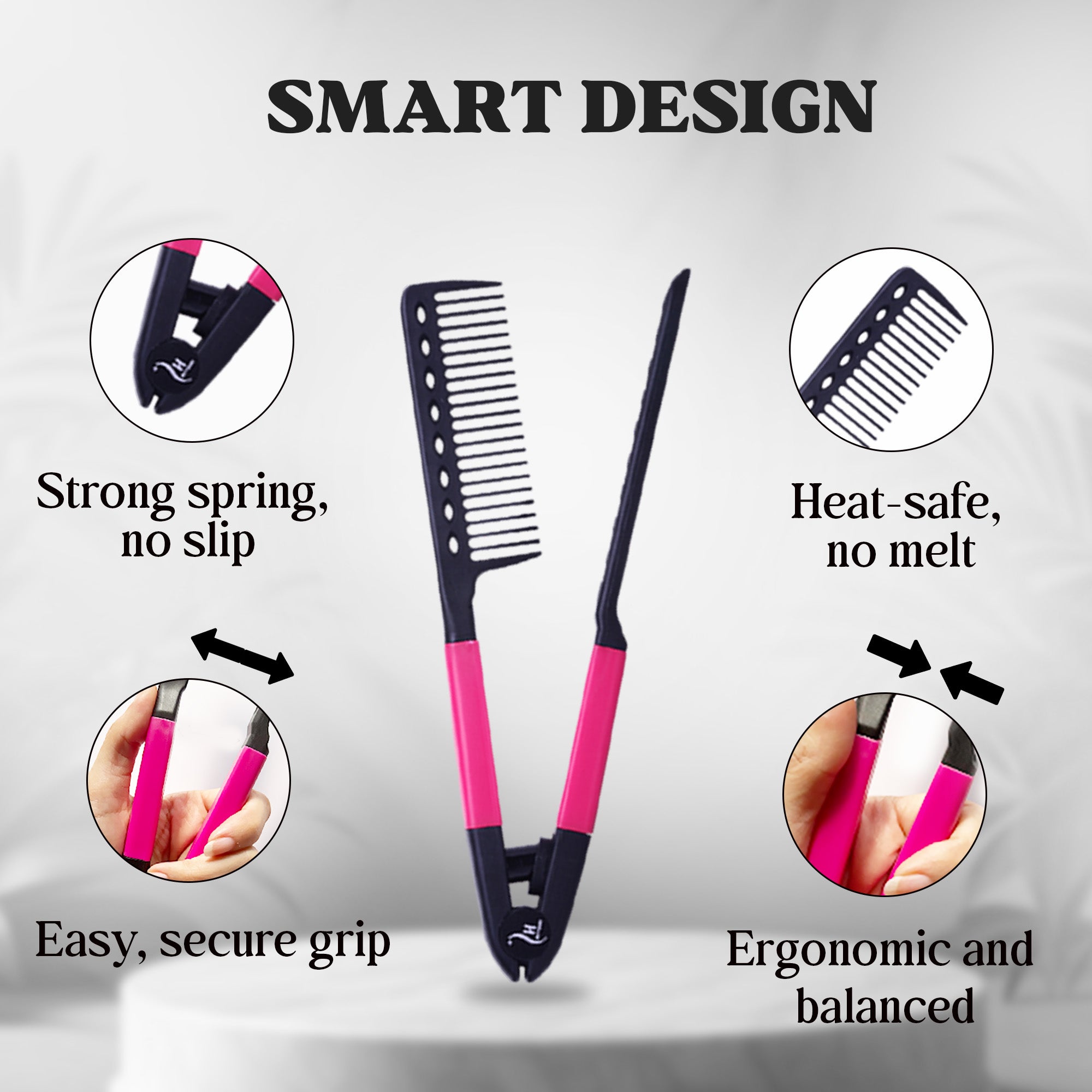 Herstyler Easy Comb - Pink