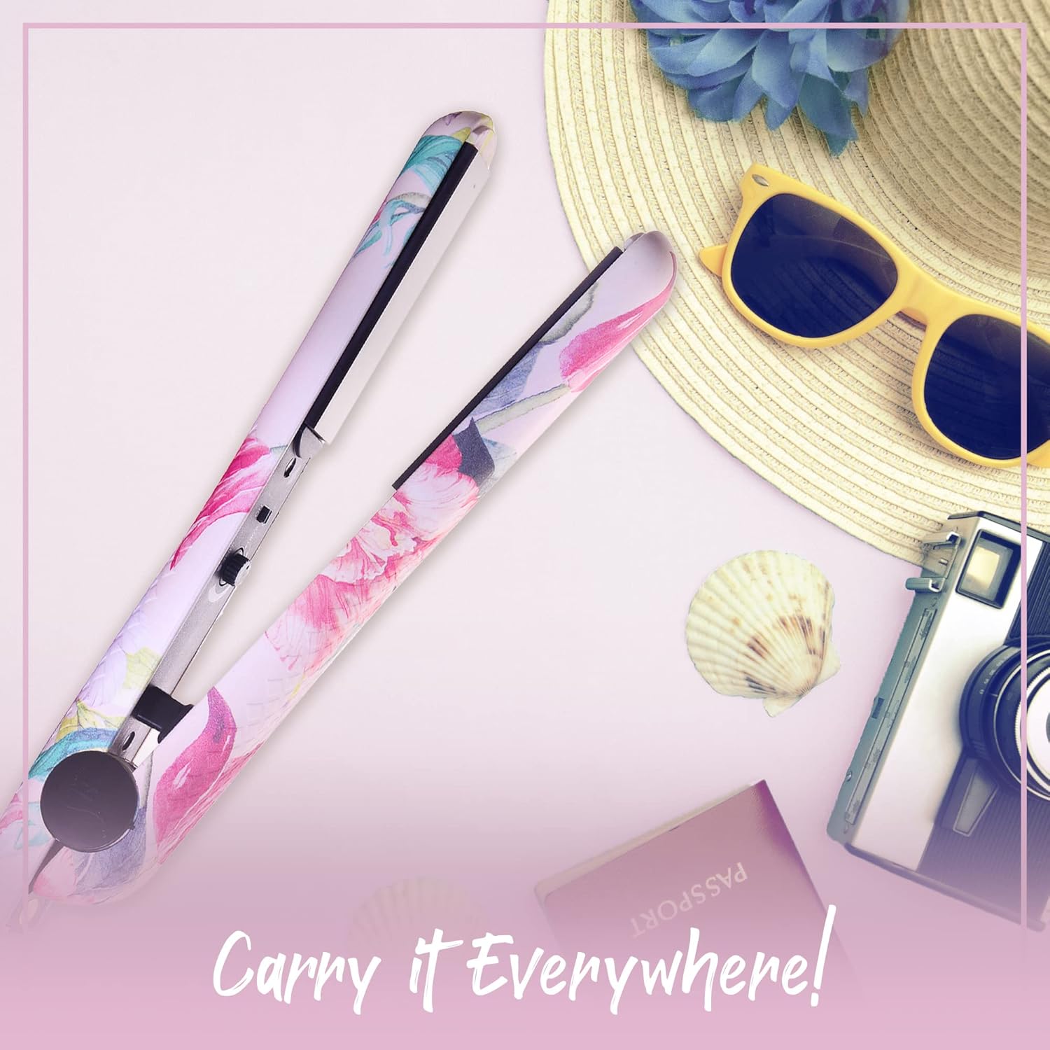 hair straightener ceramic plated