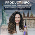 herstyler curling iron purple