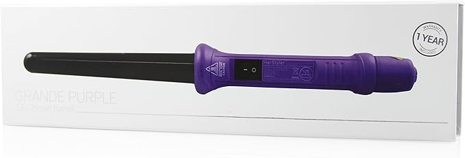 herstyler curling iron purple