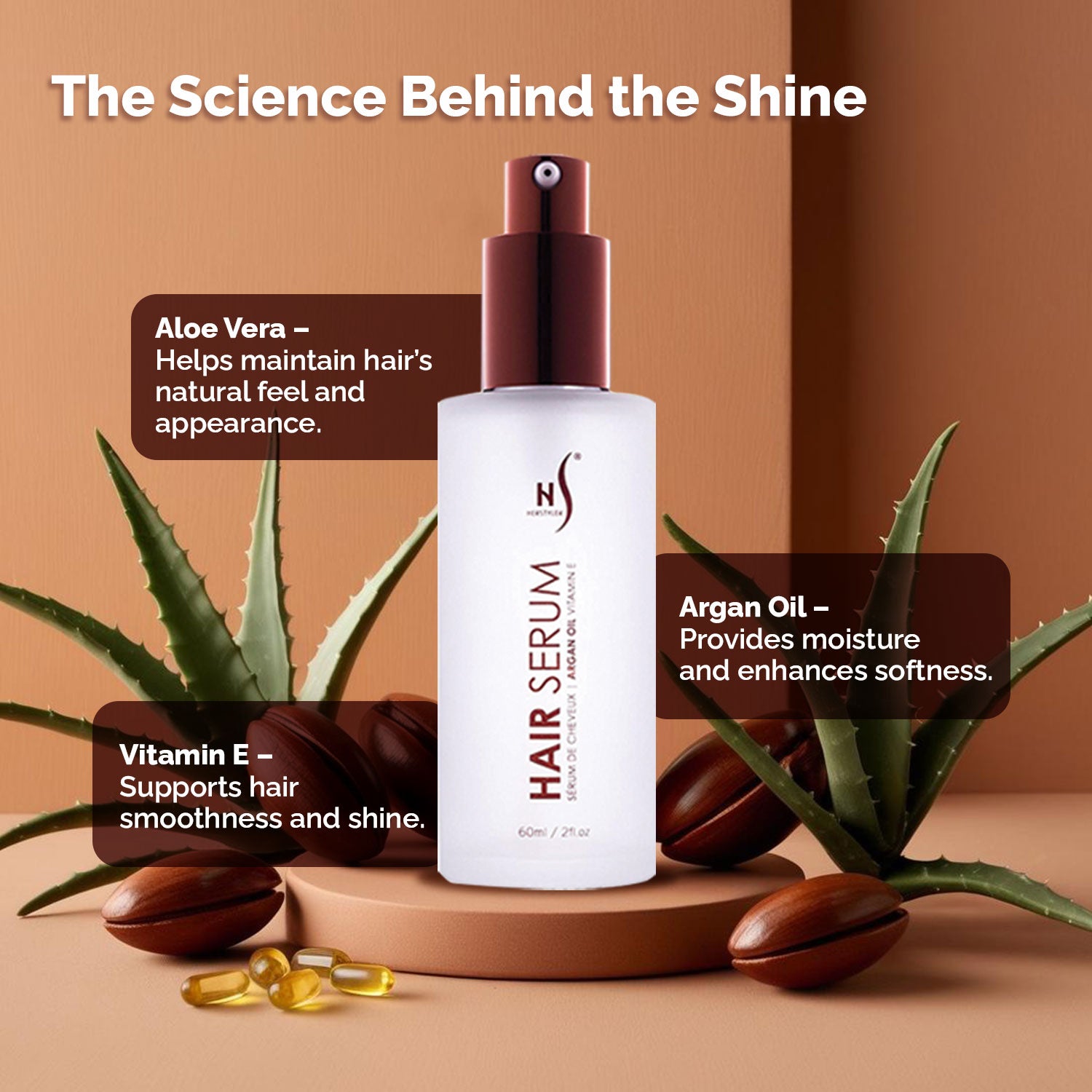 Herstyler Argan Oil Hair Serum