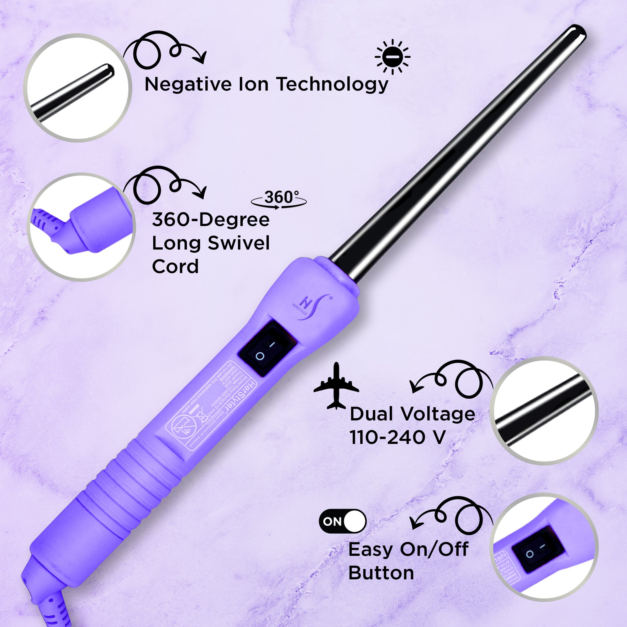 herstyler baby curling iron