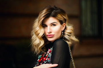 Woman with soft, romantic curls