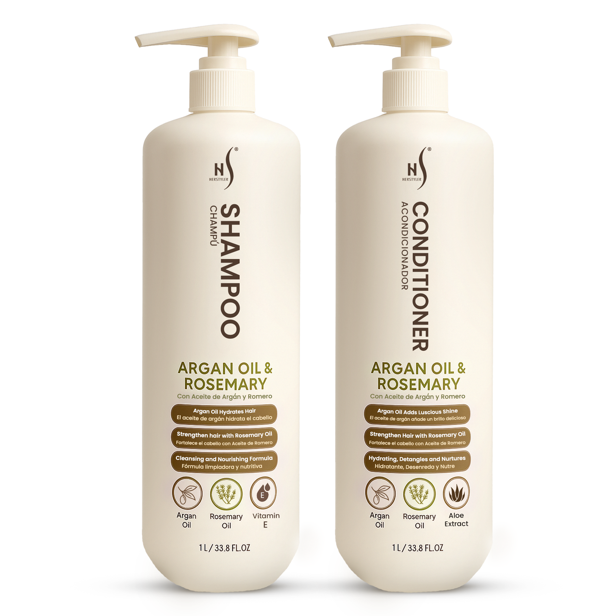 Herstyler Argan OIl Shampoo & Conditioner Set