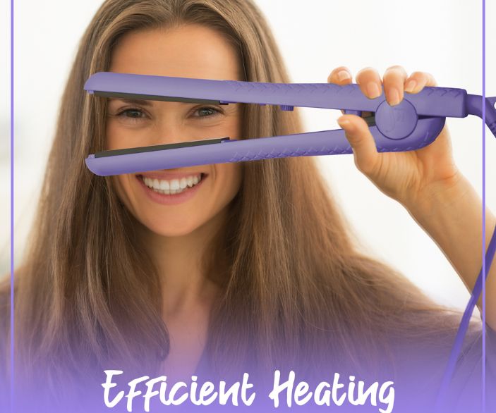 Colorful Seasons Ceramic Flat Iron - Purple