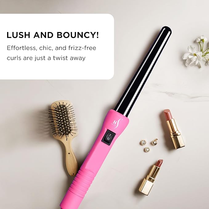 curling iron pink