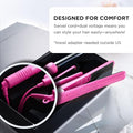 curling iron straightener set